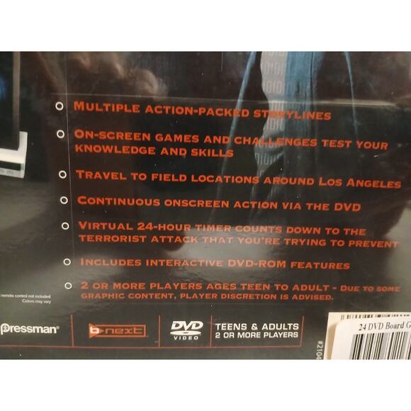 New Sealed 24 DVD Board Game Kieffer Sutherland Teens Adults Action Virtual Fun - Picture 9 of 12